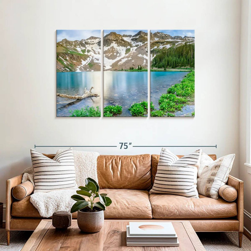 Alvord Blue Lakeside Mountains, 36" H x 57" W