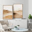Abstrait paysage de montagne beige, impression d'art minimaliste, moderne, neutre, art mural, décoration de salon-102833341-102833343