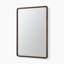 Rowella Solid Wood Hallway Wall Rectangle Mirror - Simple Mid Century Design-126048795-126048797