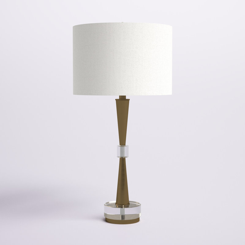 Willis Modern 26.2" Gold/Clear Standard Table Lamp