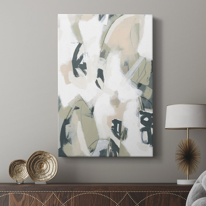 Sumi Storm I - galerie personnalisée enveloppée Cavas, H 18 po x l 12 po