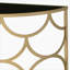 Console contemporaine de style demi-lune Eckel