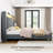 Hudepohl Upholstered Wingback Bed with 52.12" High Storage Headboard, Modern Upholstered Bed Frame with Outlet & LED Light-1636301564-1644785087