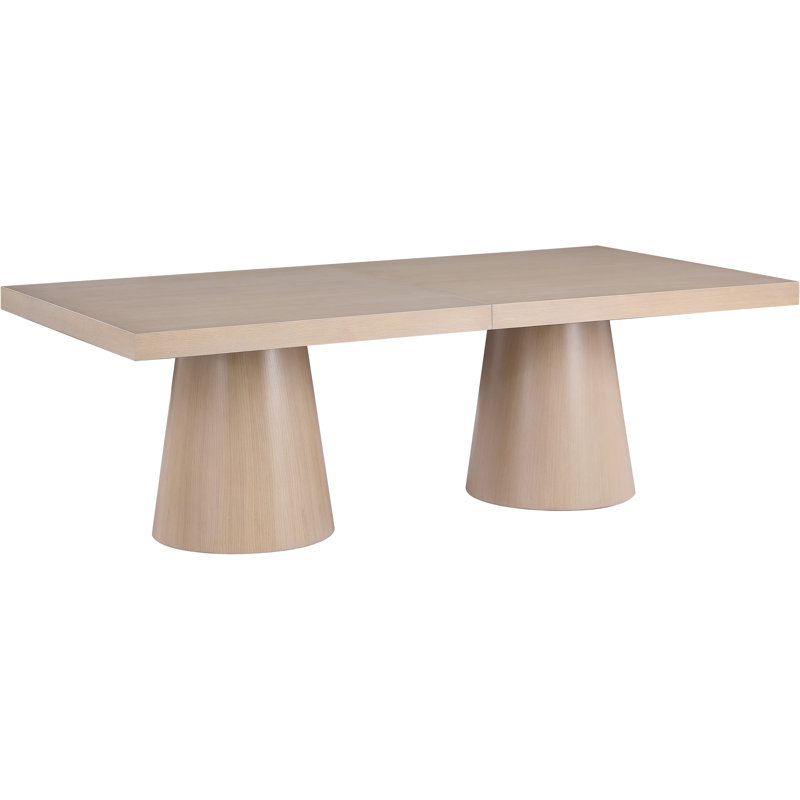 Hiromy Extendable Dining Table 11', Beige