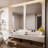 Cozy Design Tempered Glass Framed Wall-Mounted Bathroom Vanity Mirror-102799374-102799396-102799384
