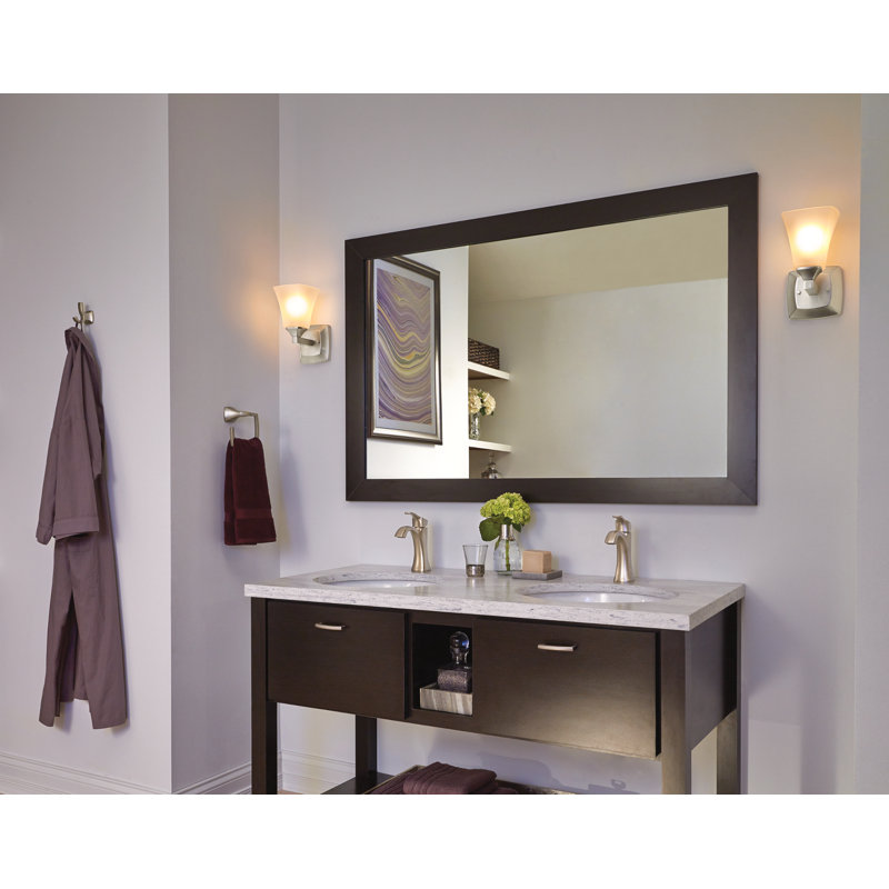 Voss Wall Mounted Robe Hook, Brushed Nickel