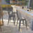 Timo 24" High Clear Coated Indoor Counter Height Stool with Back-45043605