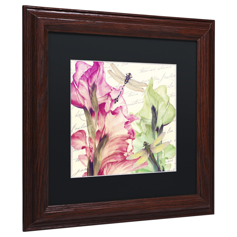 Jadaya «Dragonfly Morning II», impression encadrée, H 11 po x l 14 po x P 0,5 po, Noir