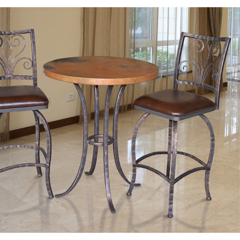 John-Philip Upholstered Counter Stool with Iron Frame