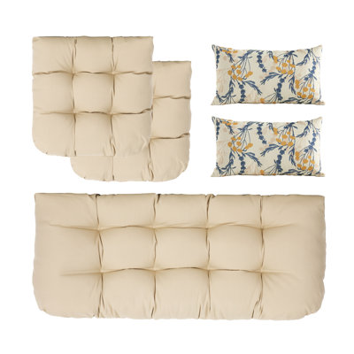 Cassella Outdoor U-Shape Loveseat Cushion Set Of 5