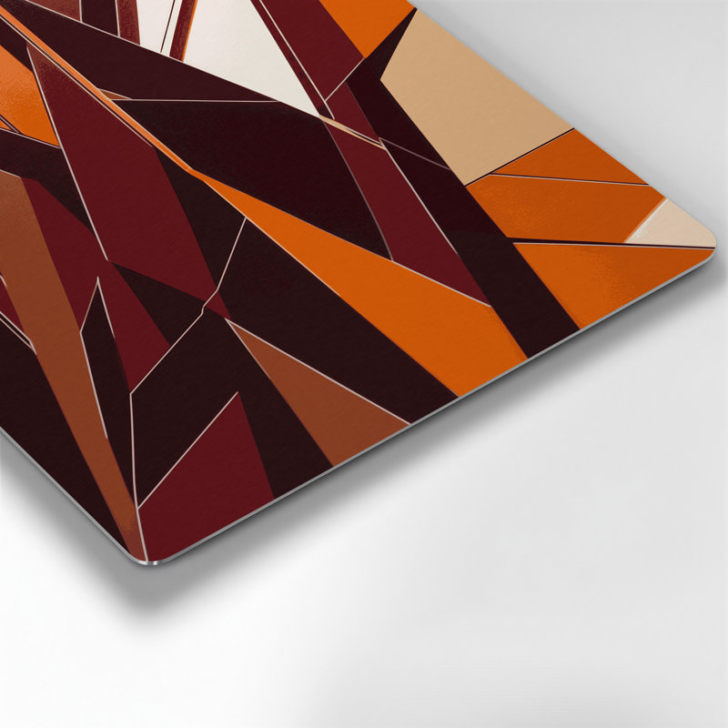 Art mural rigide en métal 30 "Hard Edge", H 20 po x l 24 po