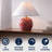 Felice 17.25" Modern Cottage Floral Ceramic Globe LED Table Lamp-363381581