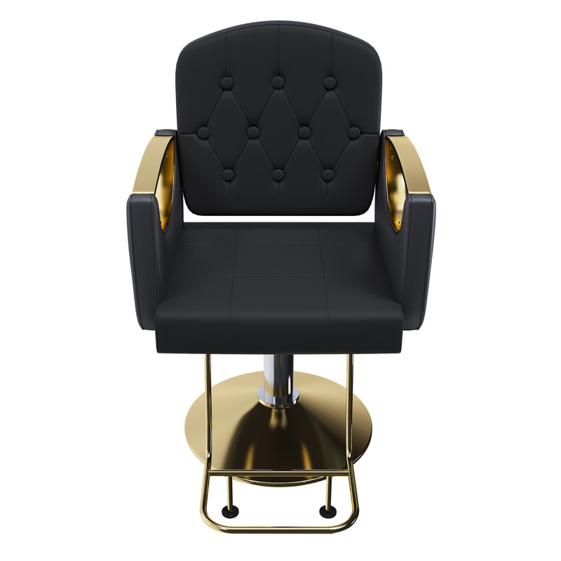 Hydraulic Salon Chair 360° Swivel (Single Pack), Black