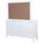 Commode 10 tiroirs avec miroir Clementa