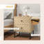 39.5cm W Manufactured Wood Bedside Table