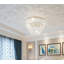 Carreaux de plafond en PVC 24 po x 24 po Art3d, carreau de plafond à motif floral espagnol imperméable, paquet de 12, blanc-83250809