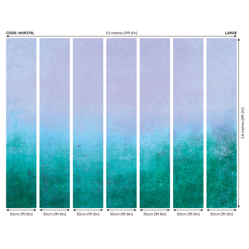 Beri Matte Wall Mural, 280cm L x 350cm W