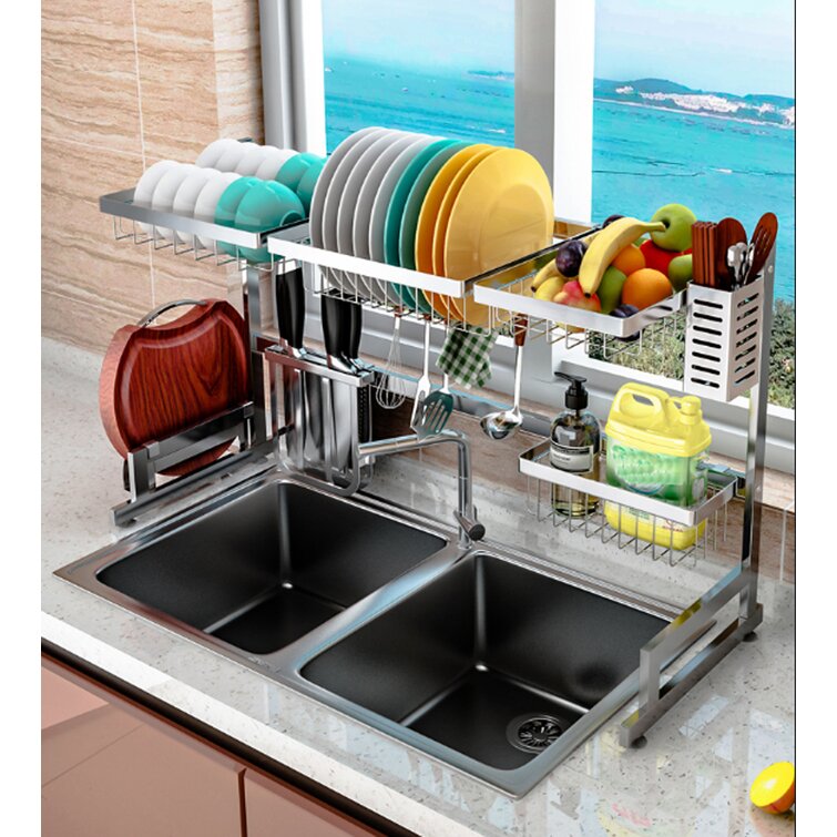 eModern Decor Stainless Steel Countertop Dish Rack & Reviews