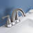 Topcraft 2 Handle Stainless Steel Bathroom Sink Faucet With Pop-Up Drainer-115607288