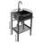 Freestanding Stainless Steel Sink With Faucet