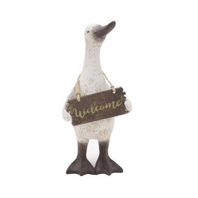 Elements Polyresin Duck Figurine