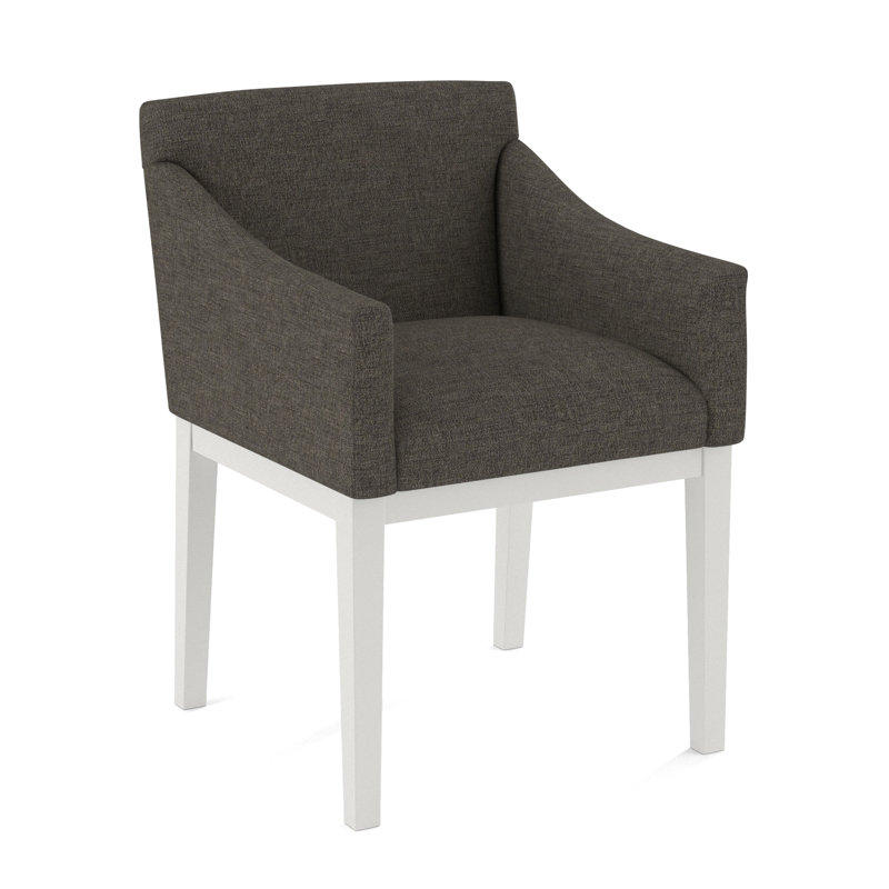 Upholstered Arm Chair, Applause Bravo, White
