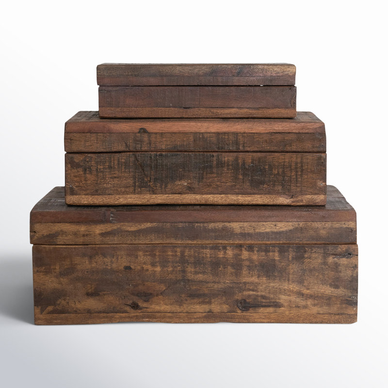Stonybrook Found Wood Boxes