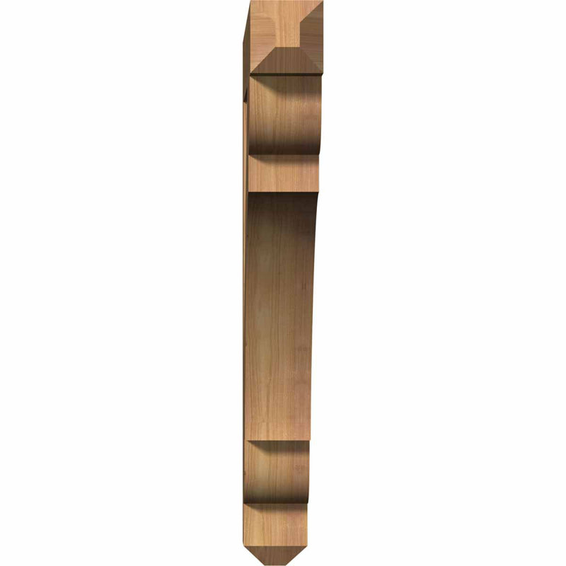 Olympic Craftsman Bracket, 30"H x 3.5"W x 30"D, Western Red Cedar (Smooth)