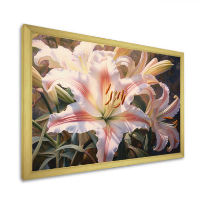 " Pink Green Lily Serenade "