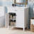 30" Single Bathroom Vanity With Ceramic Sink-1559111198