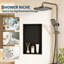 Niche de douche en acier inoxydable pour bouteilles, savon, shampooing, installation facile