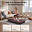 UMAY 3-in-1 Walking Pad & Under Desk Treadmill, 15% Incline with Vibration, 3.0 HP Motor, 136 kg Max User Weight, LED Display & Remote