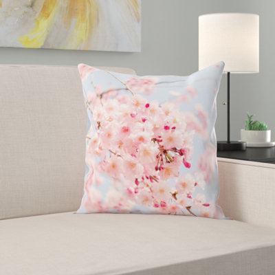 Coussin décoratif arbre cerise