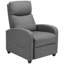 Fauteuil inclinable de 26,77 po de largeur, canapé simple ergonomique réglable, siège rembourré épaissi, inclinaison du dossier et des pieds, siège de cinéma maison moderne