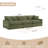 Modern Upholstered Sofa with Plush Foam Cushions & Solid Wood Frame-92687709-92687708