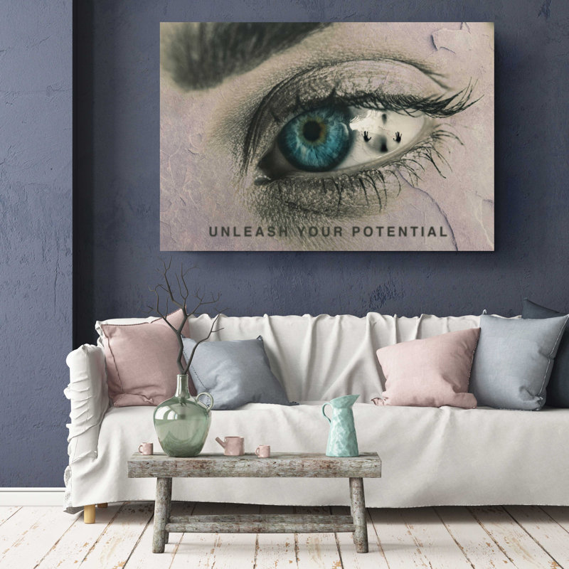 "Unleash Your Potentiel", impression sur toile, art mural sur toile, H 16 po x l 24 po x P 1 po