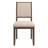 Patino 72" Rectangular Dining Set With Boucle Fabric Chairs-1975763964