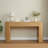Nara Modern Japandi MDF Console Table With 3 Drawers, Fluted Detail, And Open Storage Niche-116100214