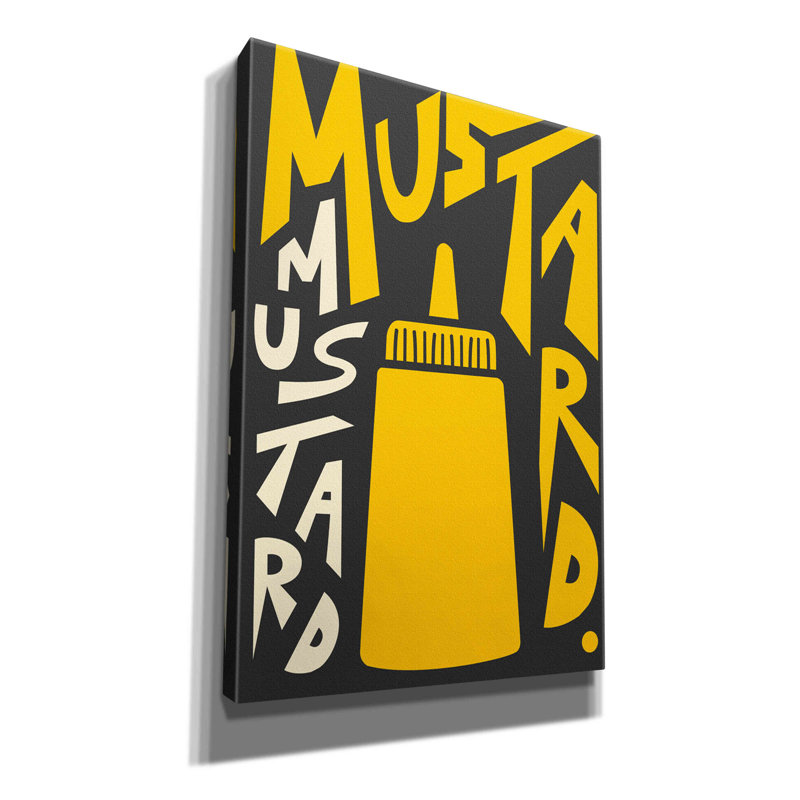 Trinx «Kitchen Mustard» par Ayse, H 26 po x l 18 po x P 0,75 po