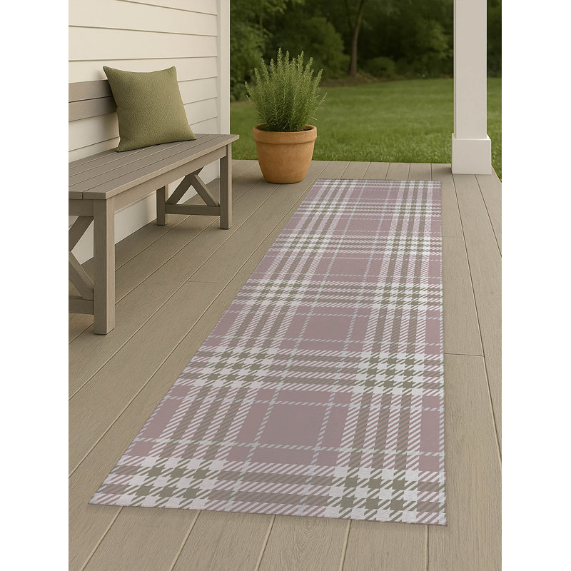 Tapis d'extérieur antidérapant Christopher, Tapis de couloir 2 pi 6 po x 8 pi