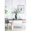 Vase réactif glacé - 8,7 po de diamètre x 15,5 po - bleu / brun