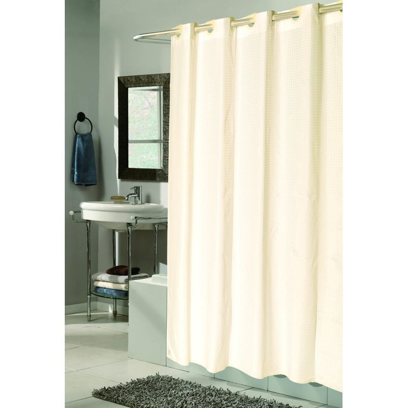 EZ-ON® Shower Curtain, Ivory