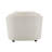 Switzer Armrest Chair with Pillow in Beige