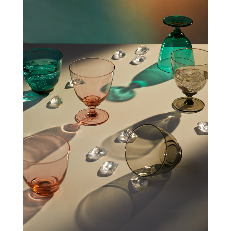 Flow Drinking Glass, Green