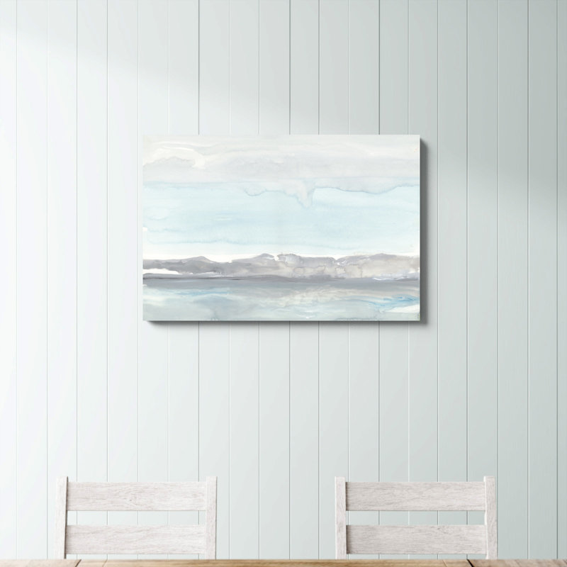 «Gray Horizon» par Rob Delamater, reproduction d'art sur toile tendue, H 24 po x l 36 po
