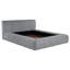 Grand lit plateforme tapissier gris Cosey-1047576113