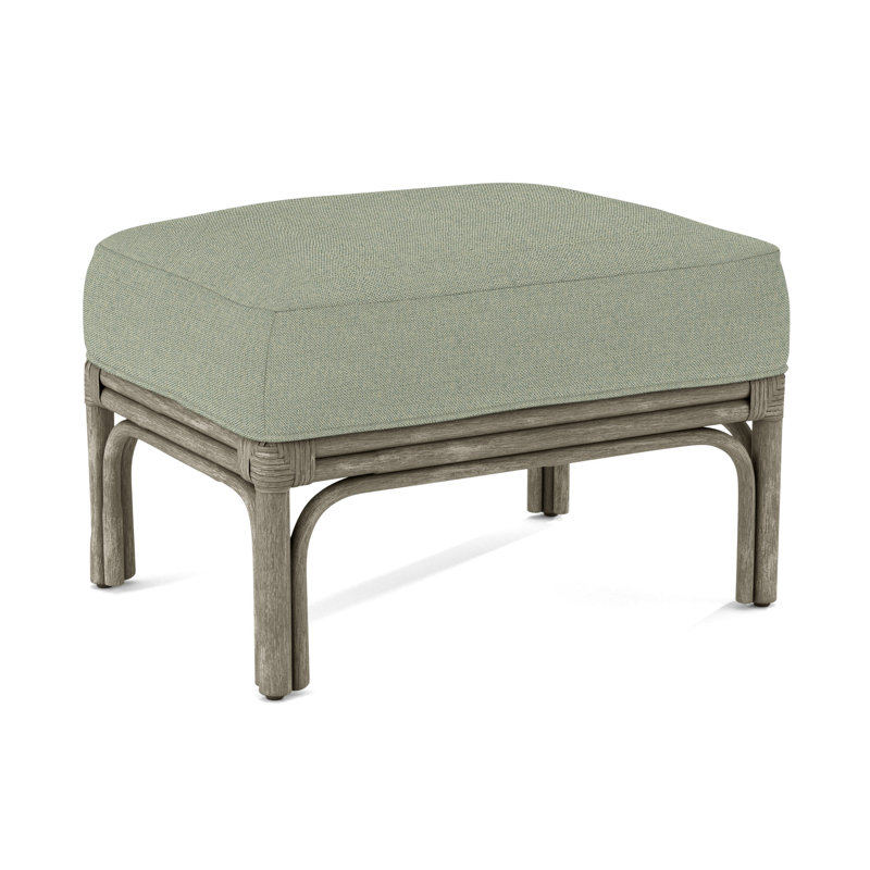 Boca Ottoman, Brown Geometric, 0456-33, Stone Hearth