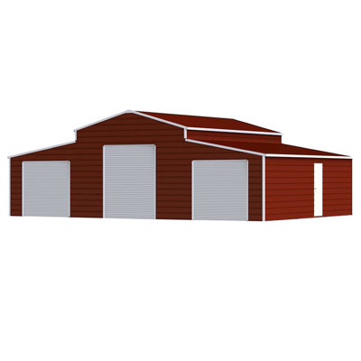 42FT x 30FT Heavy-Duty Metal Garage Storage Shed