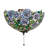 16" Wide Rose Garden Fan Light Fixture