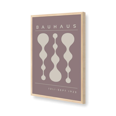 «Warm Taupe» rétro, affiche de Bauhaus II